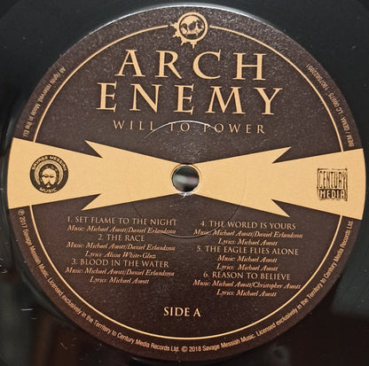 Arch Enemy : Will To Power (LP, Album, 180 + CD, Album + RE)