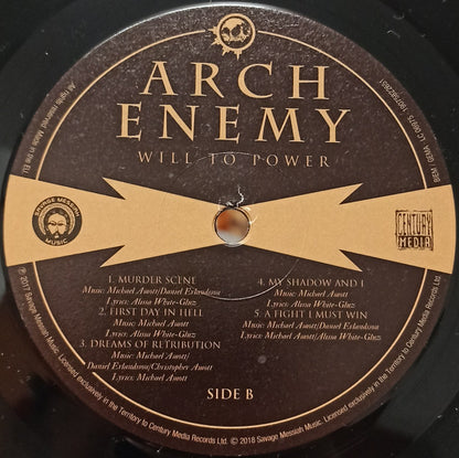 Arch Enemy : Will To Power (LP, Album, 180 + CD, Album + RE)