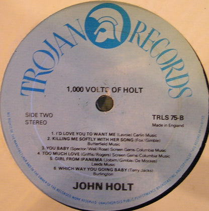 John Holt : 1000 Volts Of Holt (LP, Album, RE, Blu)