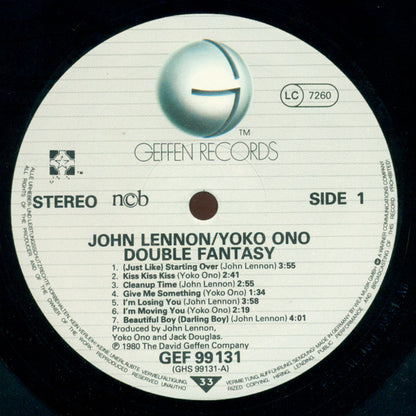 John Lennon & Yoko Ono : Double Fantasy (LP, Album)