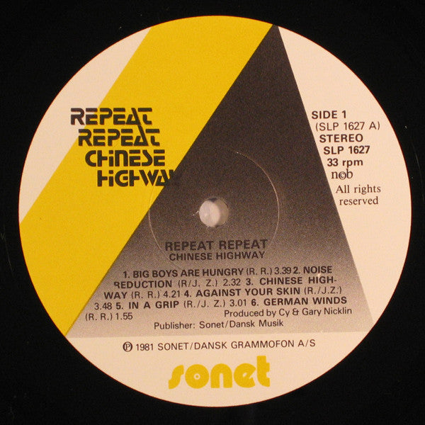 Repeat Repeat (2) : Chinese Highway (LP, Album)