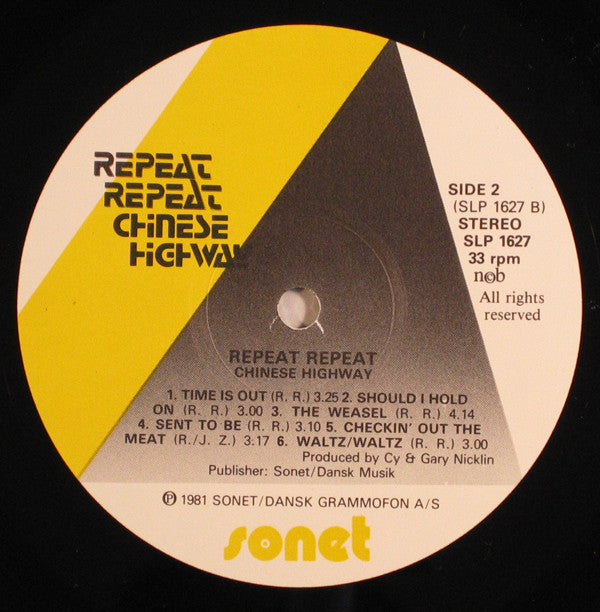 Repeat Repeat (2) : Chinese Highway (LP, Album)