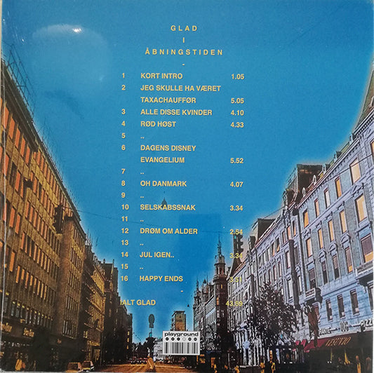 Dan Turèll (2) + Halfdan E : Glad I Åbningstiden (LP, Album, RSD, RE, Whi)