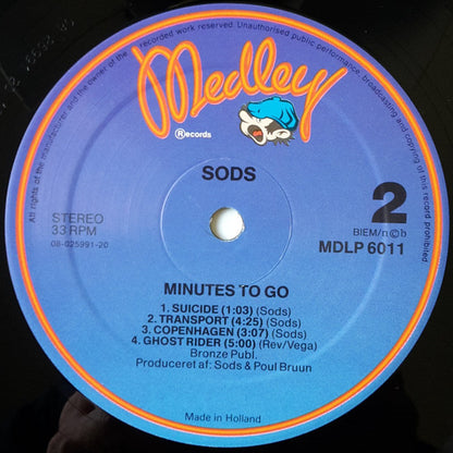 Sods : Minutes To Go (LP, Album, RE)