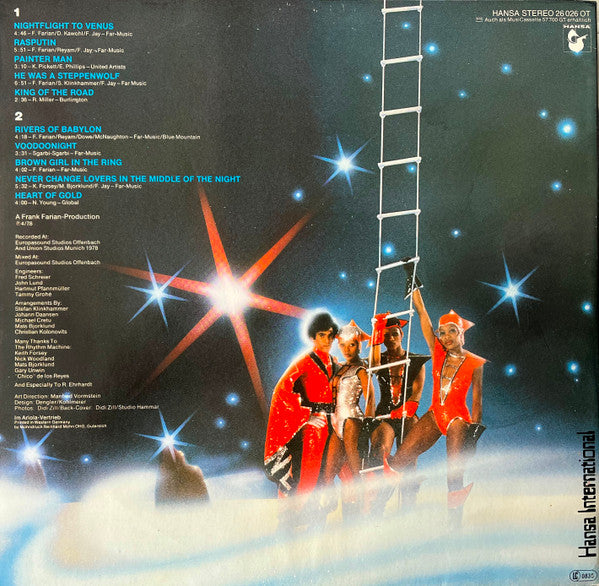 Boney M. : Nightflight To Venus (LP, Album, Fou)