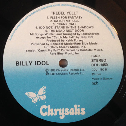 Billy Idol : Rebel Yell (LP, Album)