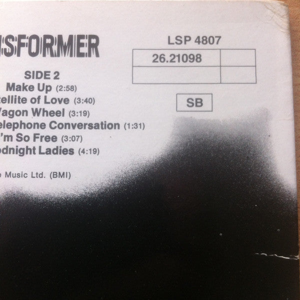 Lou Reed : Transformer (LP, Album, RE)