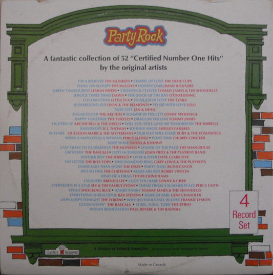 Various : Party Rock (4xLP, Comp, RE, Gat)