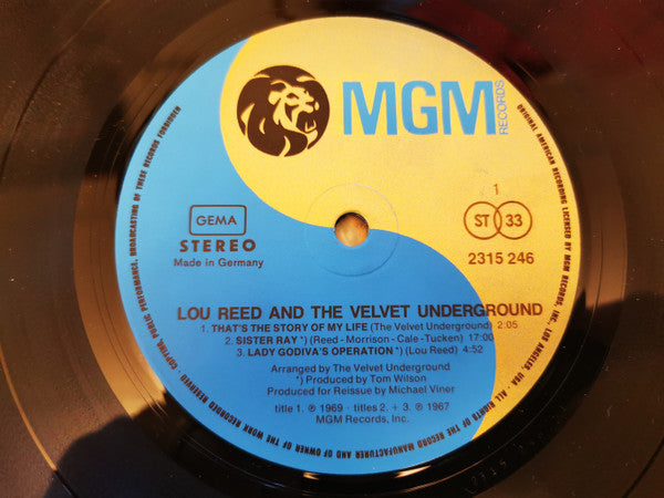 Lou Reed & The Velvet Underground : Lou Reed & The Velvet Underground (LP, Comp)