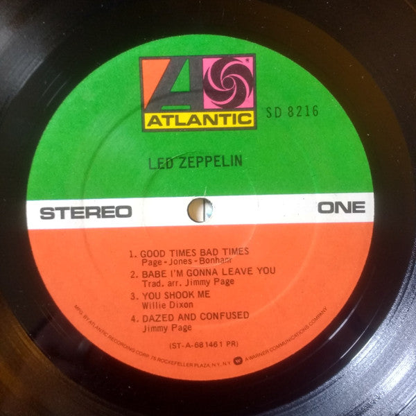 Led Zeppelin : Led Zeppelin (LP, Album, PR )