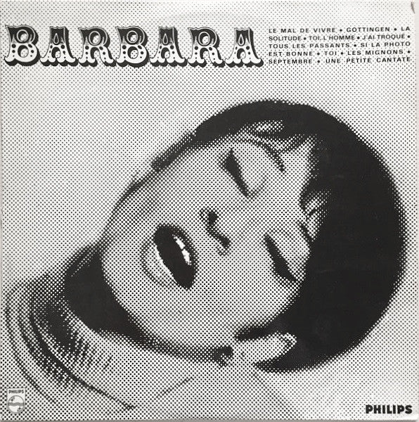 Barbara (5) : Barbara N°2 (LP, Album, Mono)