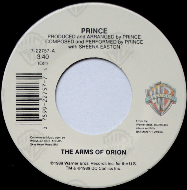 Prince With Sheena Easton : The Arms Of Orion (7", Single)