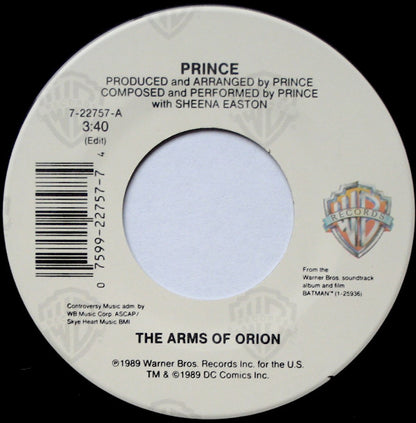 Prince With Sheena Easton : The Arms Of Orion (7", Single)