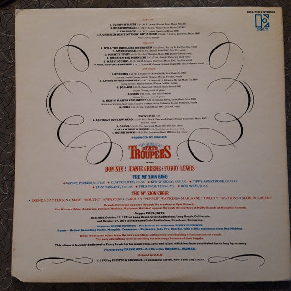 The Alabama State Troupers Featuring Don Nix | Jeanie Greene | Furry Lewis And The Mt. Zion Band & Choir* : The Alabama State Troupers Road Show (2xLP, Album, Ind)