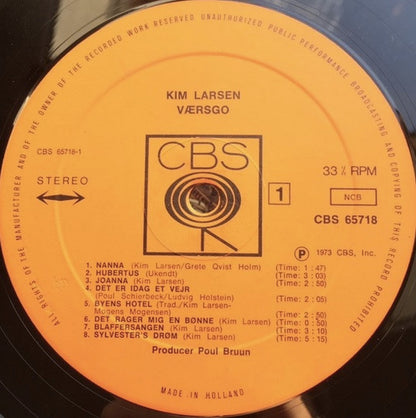 Kim Larsen : Værsgo (LP, Album)