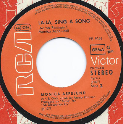 Monica Aspelund : Lapponia (7", Single)