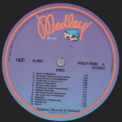 Monrad & Rislund : 1991 (LP, Album, RE)