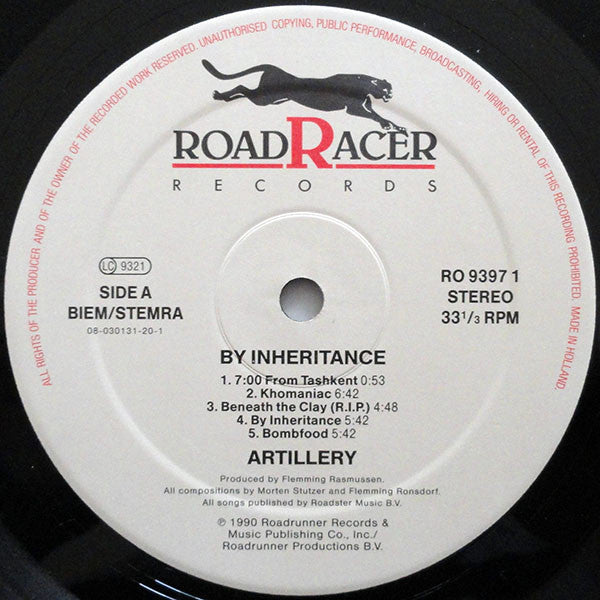Artillery (2) : By Inheritance (LP, Album)