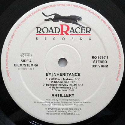 Artillery (2) : By Inheritance (LP, Album)