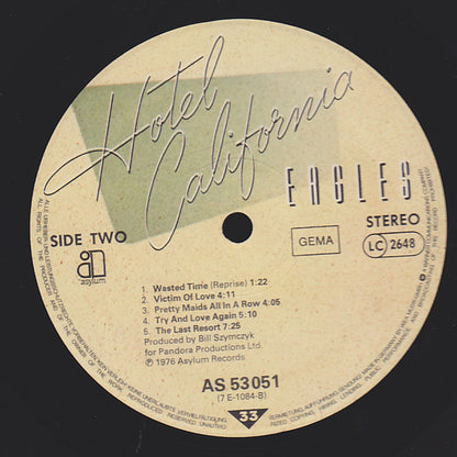 Eagles : Hotel California (LP, Album, RE, Gat)