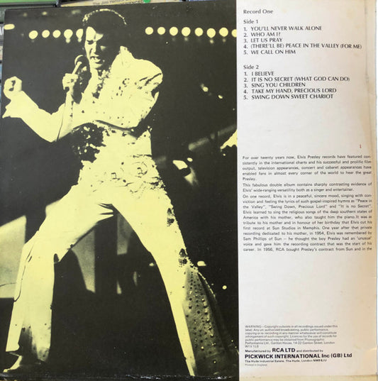 Elvis Presley : The Elvis Presley Collection (2xLP, Comp, Mono, RE)