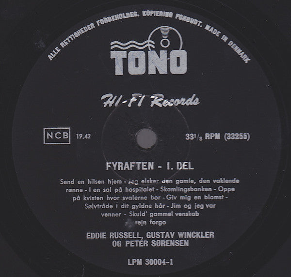 Grete Klitgaard, Gustav Winckler, Eddie Russell, Peter Sørensen (2) : Fyraften (LP, Comp)