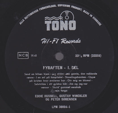 Grete Klitgaard, Gustav Winckler, Eddie Russell, Peter Sørensen (2) : Fyraften (LP, Comp)