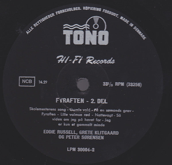 Grete Klitgaard, Gustav Winckler, Eddie Russell, Peter Sørensen (2) : Fyraften (LP, Comp)