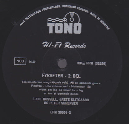 Grete Klitgaard, Gustav Winckler, Eddie Russell, Peter Sørensen (2) : Fyraften (LP, Comp)