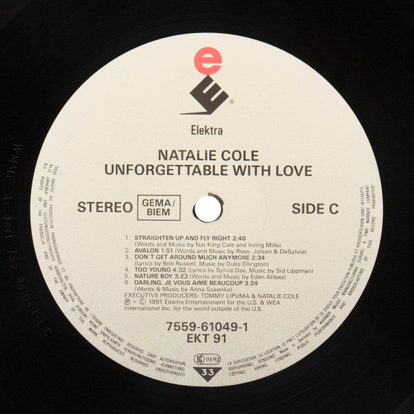Natalie Cole : Unforgettable With Love (2xLP, Album)