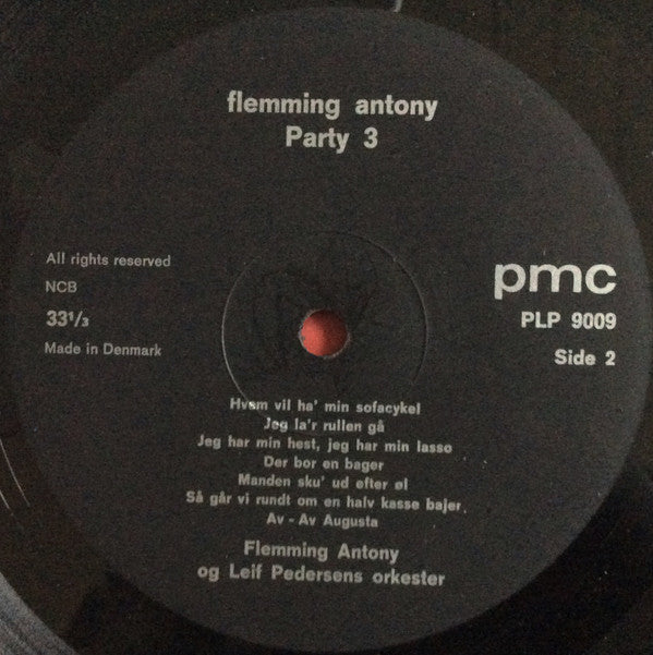 Flemming Antony : Party 3 (LP)