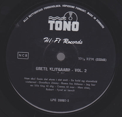 Grete Klitgaard : Grete Klitgaard - Vol. 2 (LP, Comp)