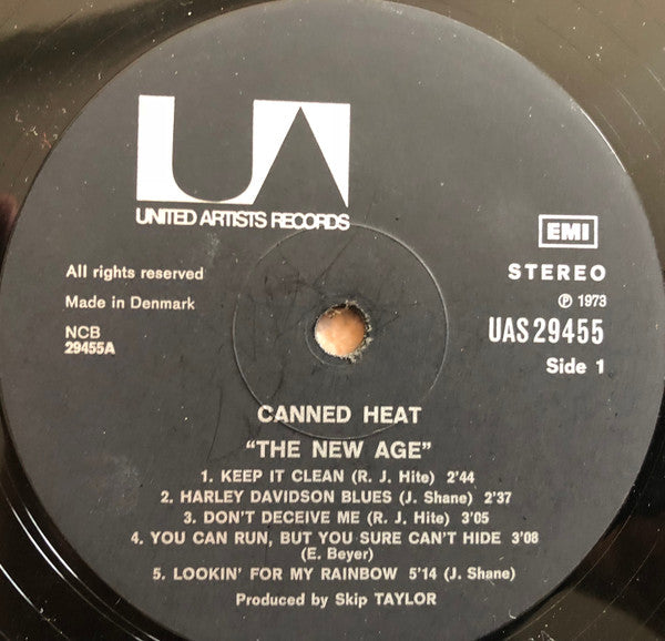 Canned Heat : The New Age (LP, Album)