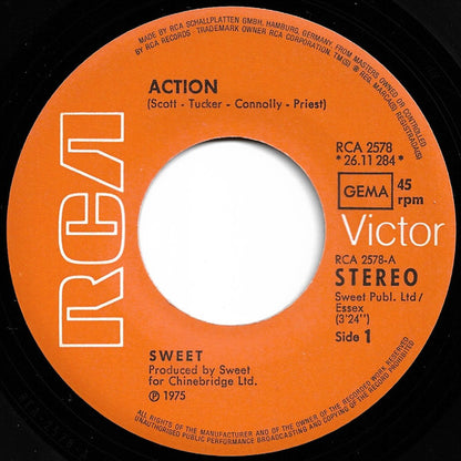 The Sweet : Action (7", Single)