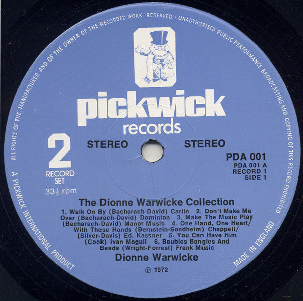 Dionne Warwicke* : The Dionne Warwicke Collection (2xLP, Comp)