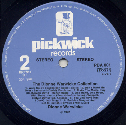 Dionne Warwicke* : The Dionne Warwicke Collection (2xLP, Comp)