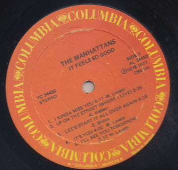 Manhattans : It Feels So Good (LP, Album)