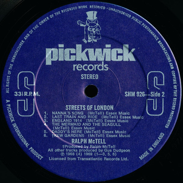 Ralph McTell : Streets Of London (LP, Comp, RE)