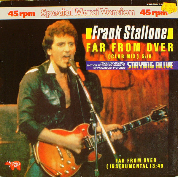 Frank Stallone : Far From Over (Club Mix) (12", Maxi)