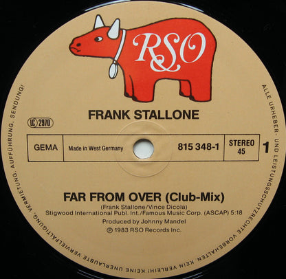 Frank Stallone : Far From Over (Club Mix) (12", Maxi)