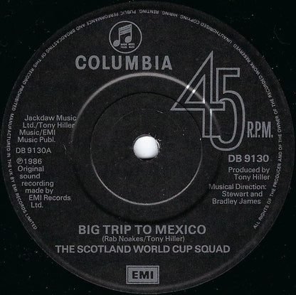 Scotland World Cup Squad : Big Trip To Mexico / Carry The Hopes Of Scotland (7", Single)