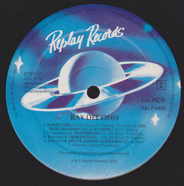 Ray Dee Ohh : Ray Dee Ohh (LP, Album)