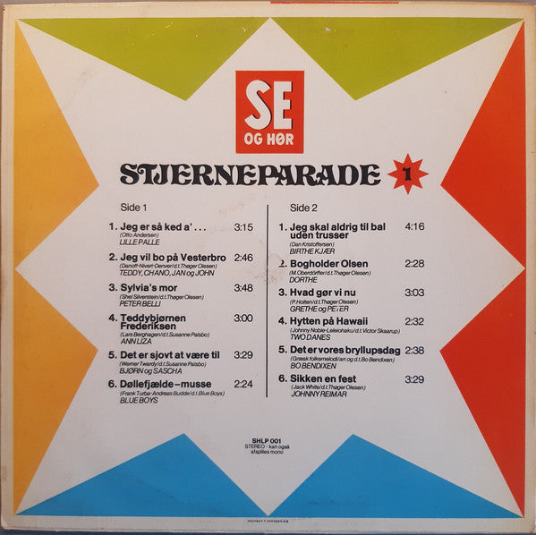 Various : Stjerneparade 1 (LP, Comp)