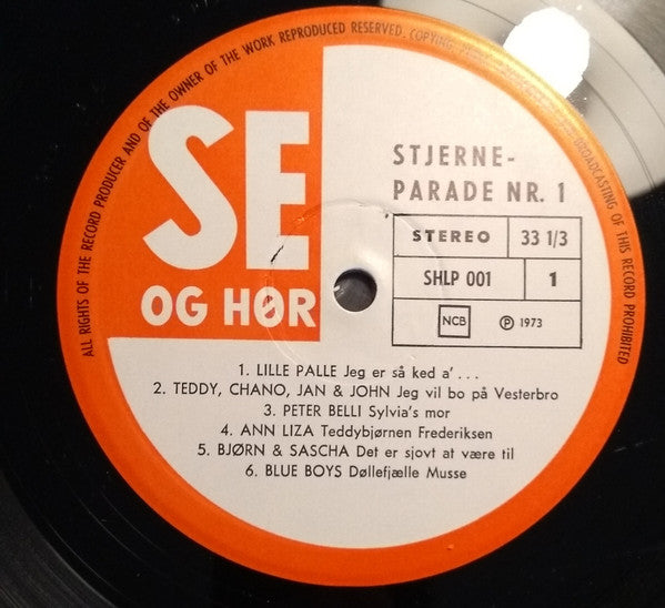 Various : Stjerneparade 1 (LP, Comp)