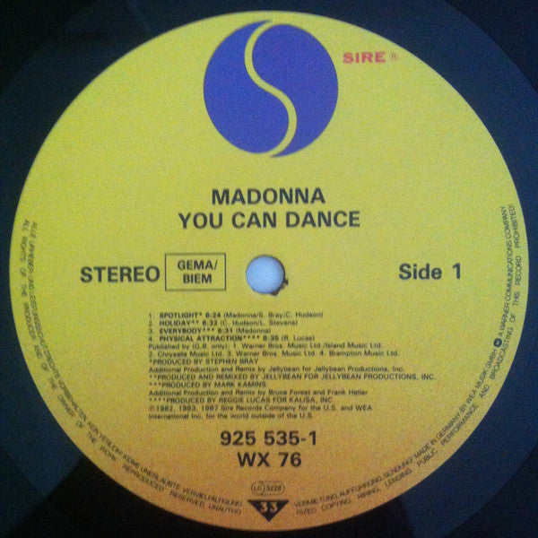 Madonna : You Can Dance (LP, Comp, Ltd, Mixed, Pos)