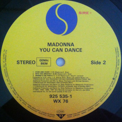 Madonna : You Can Dance (LP, Comp, Ltd, Mixed, Pos)