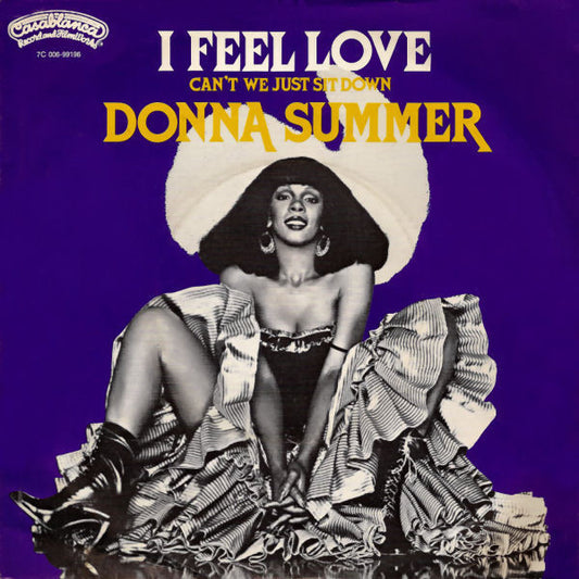 Donna Summer : Can't We Just Sit Down (And Talk It Over) / I Feel Love (7", Single, Sol)