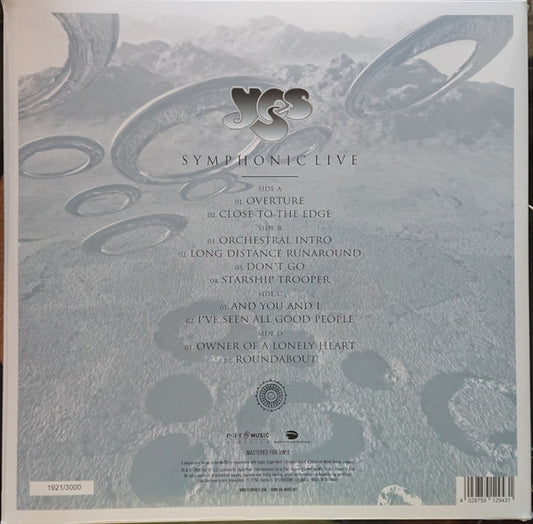 Yes : Symphonic Live (2xLP, RE, 180 + CD, Album + Ltd, Num)