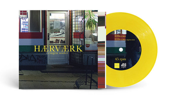 Etagen Under : Hærværk (7", Single, Num, Yel)