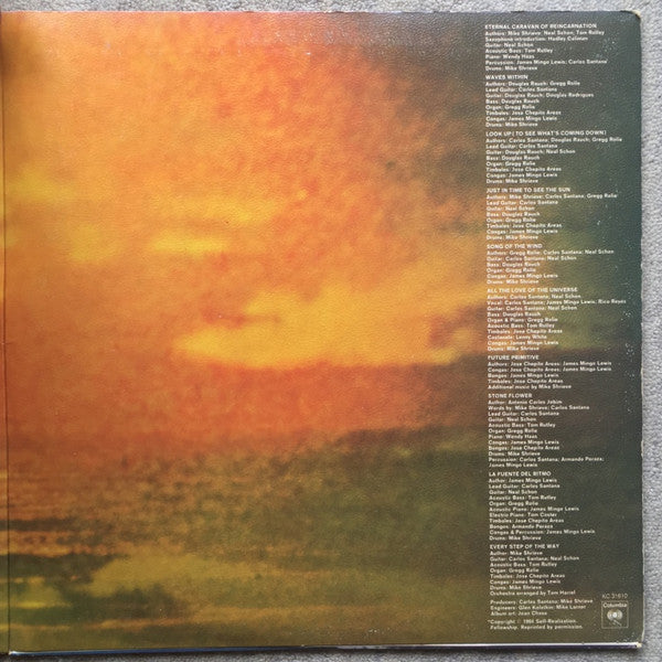 Santana : Caravanserai (LP, Album, RP, Pit)